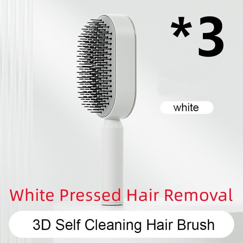 Women's Self-Cleaning Hairbrush