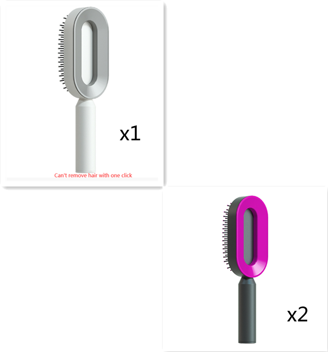 Women's Self-Cleaning Hairbrush