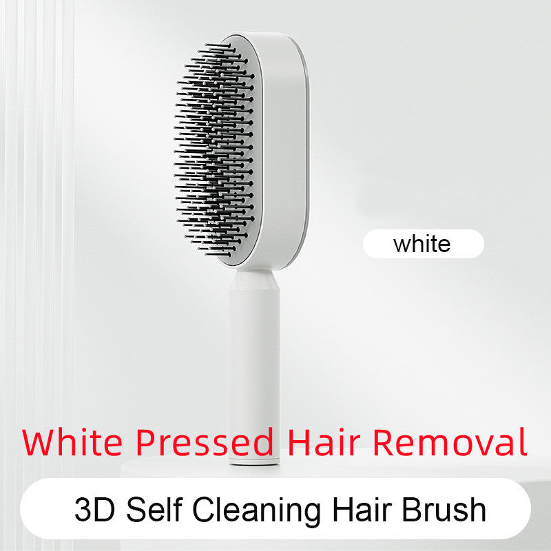 Women's Self-Cleaning Hairbrush