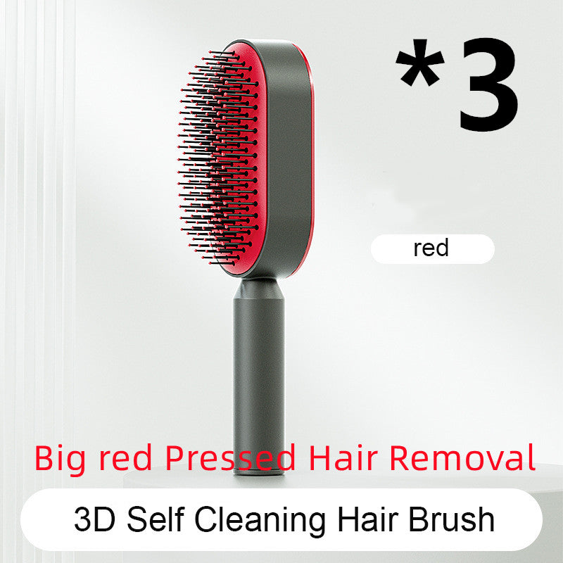 Women's Self-Cleaning Hairbrush