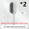 Women's Self-Cleaning Hairbrush