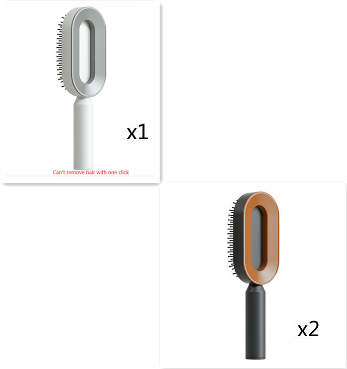 Women's Self-Cleaning Hairbrush