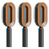 Women's Self-Cleaning Hairbrush