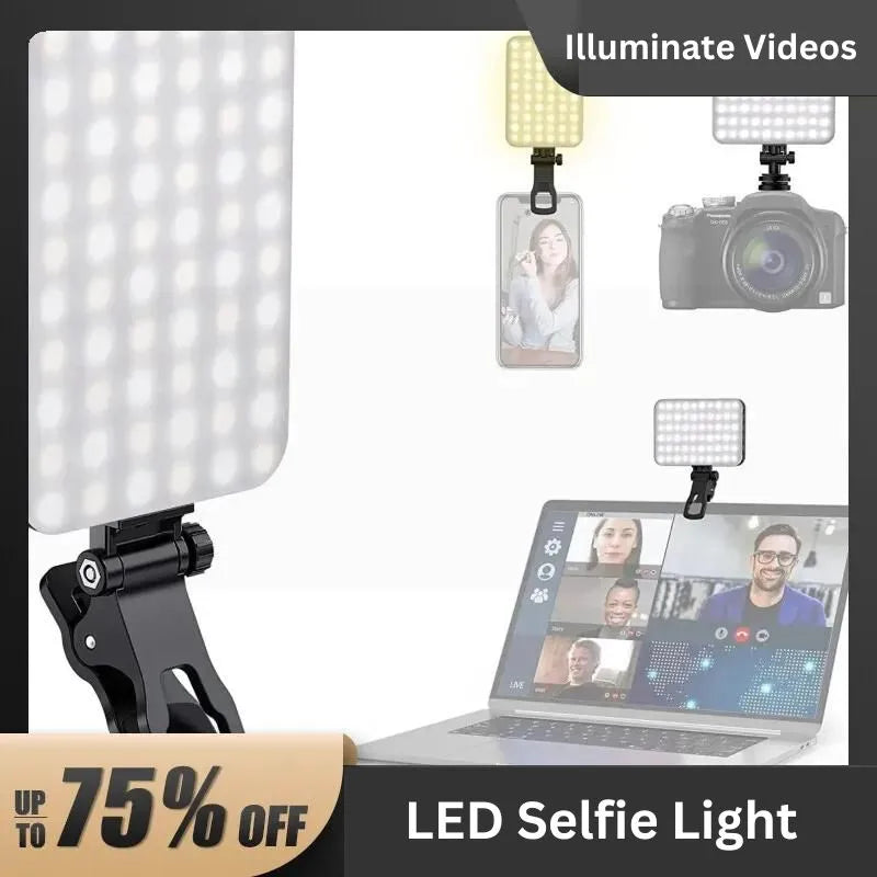 Rechargeable LED Selfie Light | Illuminate Videos