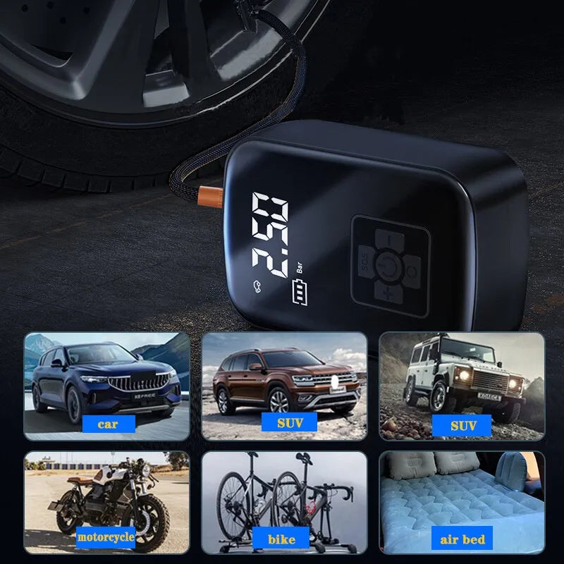 Electric Inflator Pump | Tire Wireless Pump