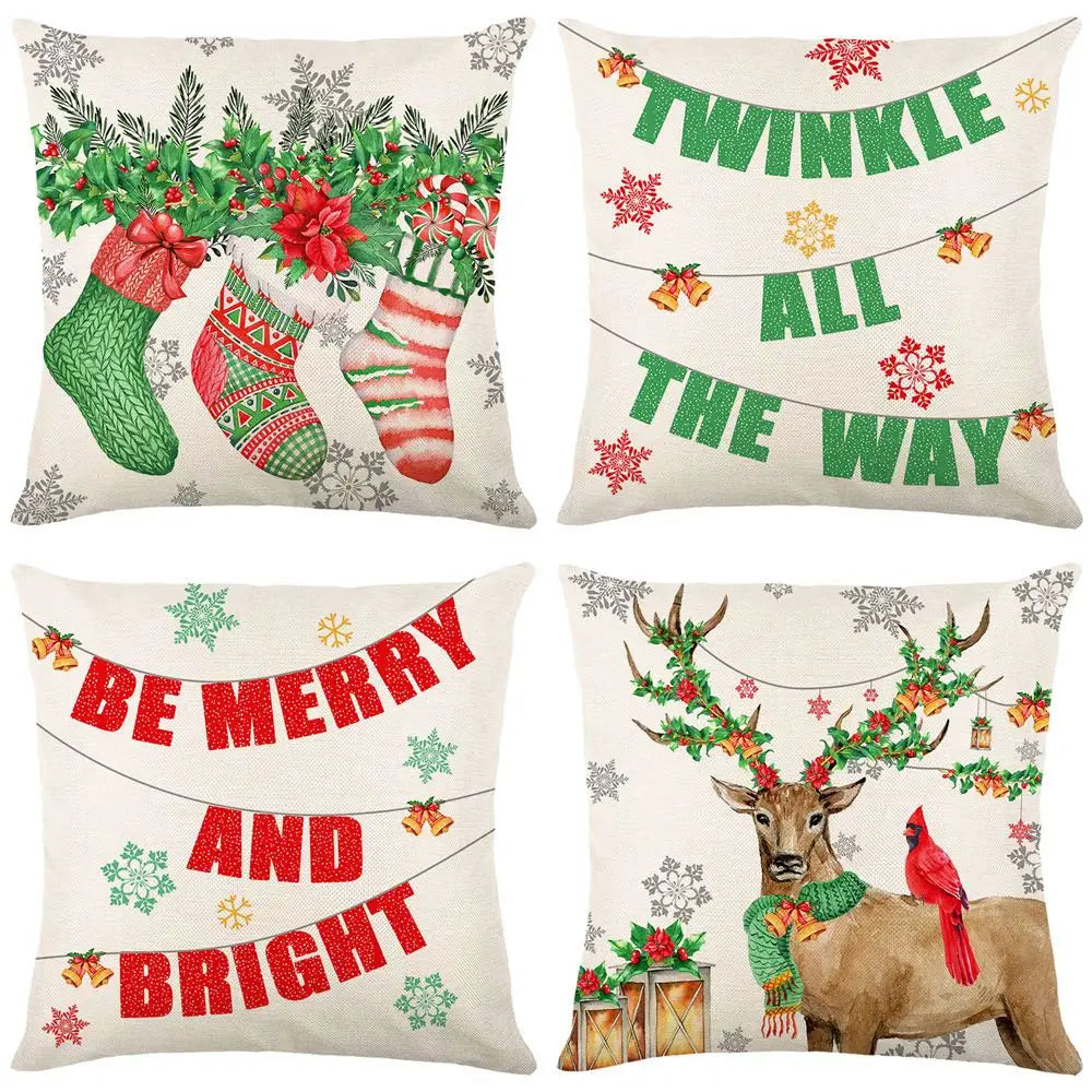 Merry Christmas Cushion Cover