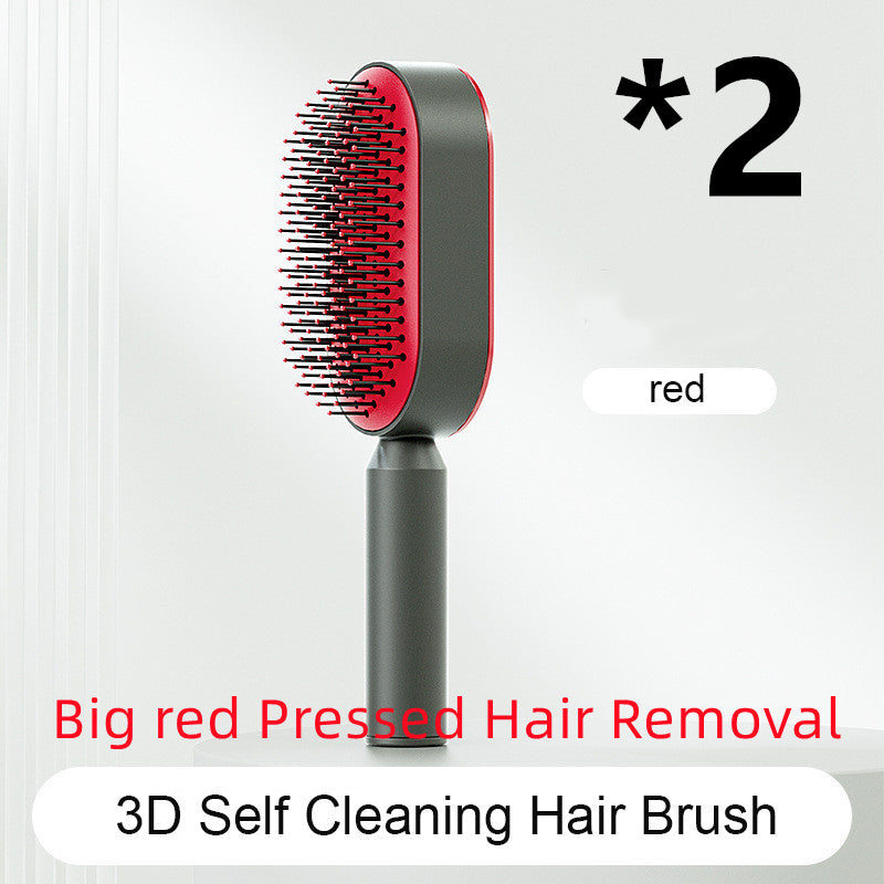 Women's Self-Cleaning Hairbrush