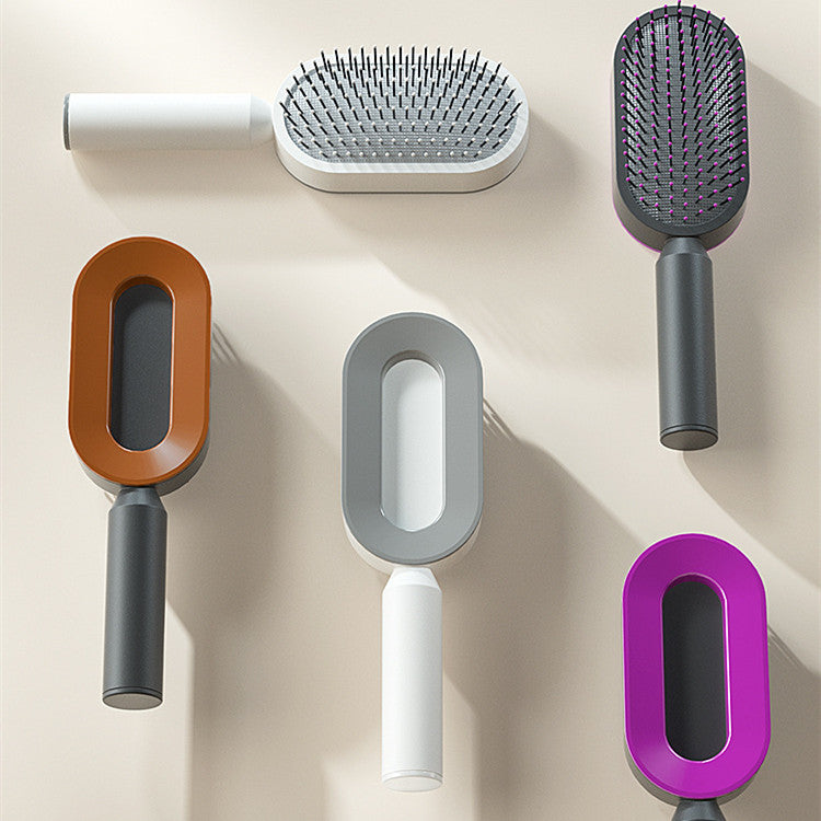 Women's Self-Cleaning Hairbrush