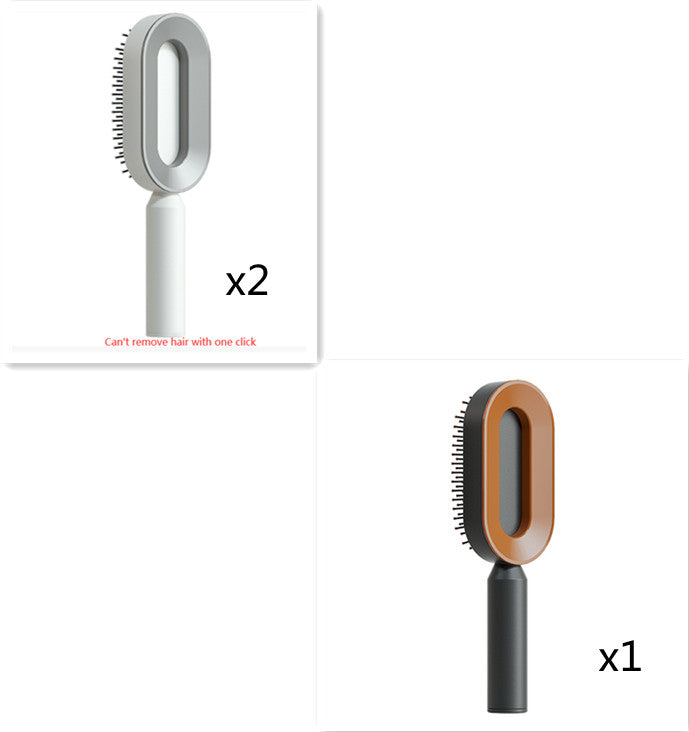 Women's Self-Cleaning Hairbrush