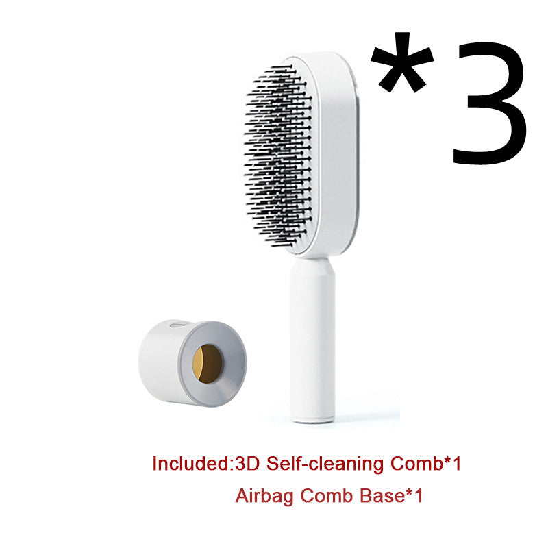 Women's Self-Cleaning Hairbrush