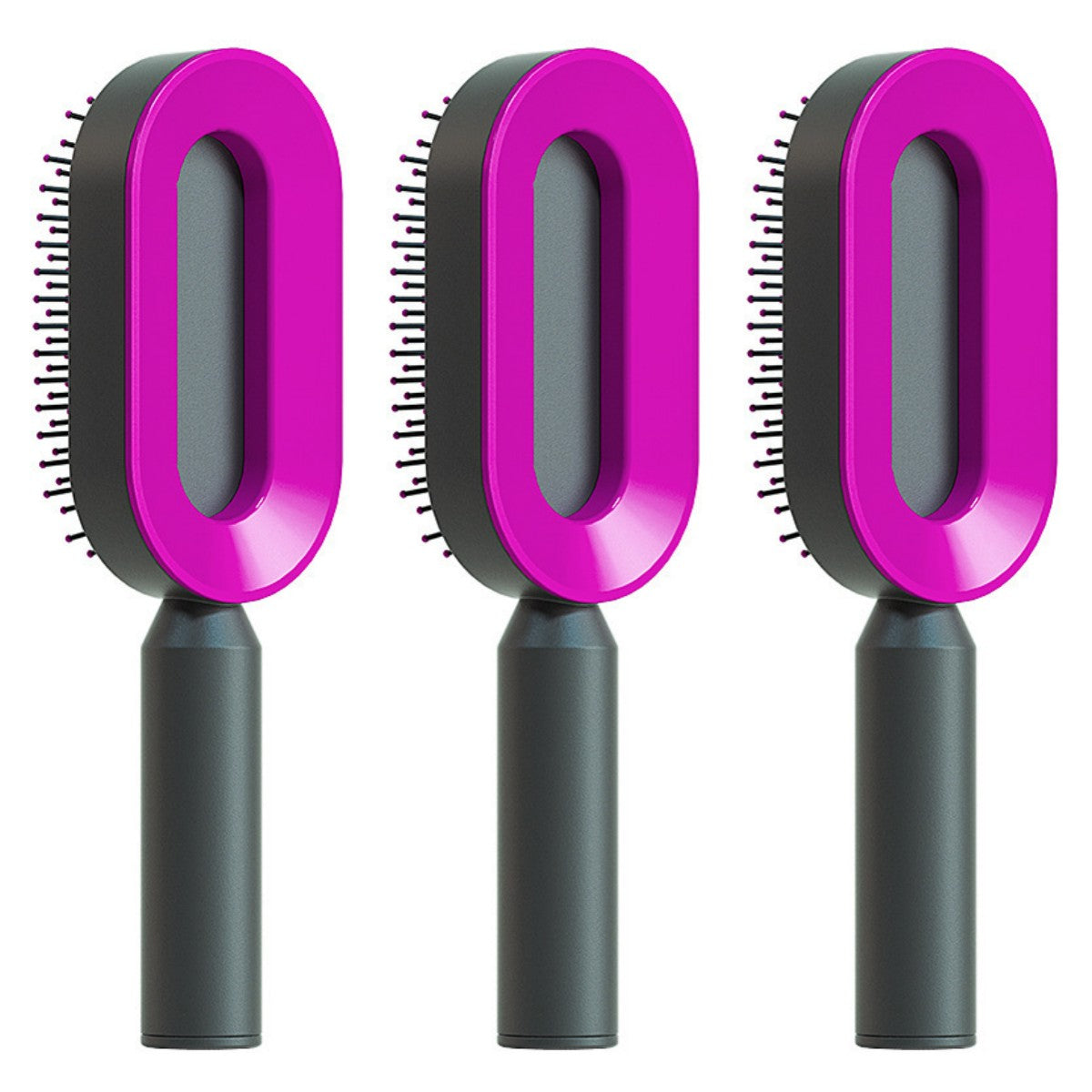 Women's Self-Cleaning Hairbrush