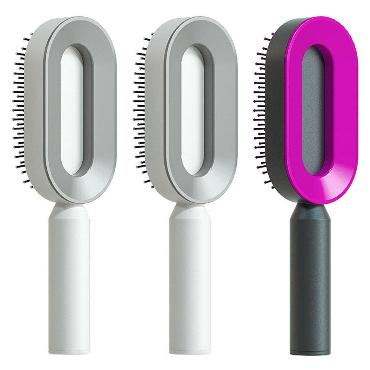 Women's Self-Cleaning Hairbrush